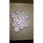 Колпачки декор. на колесн. гайки Газель пластм. 12шт (белый)